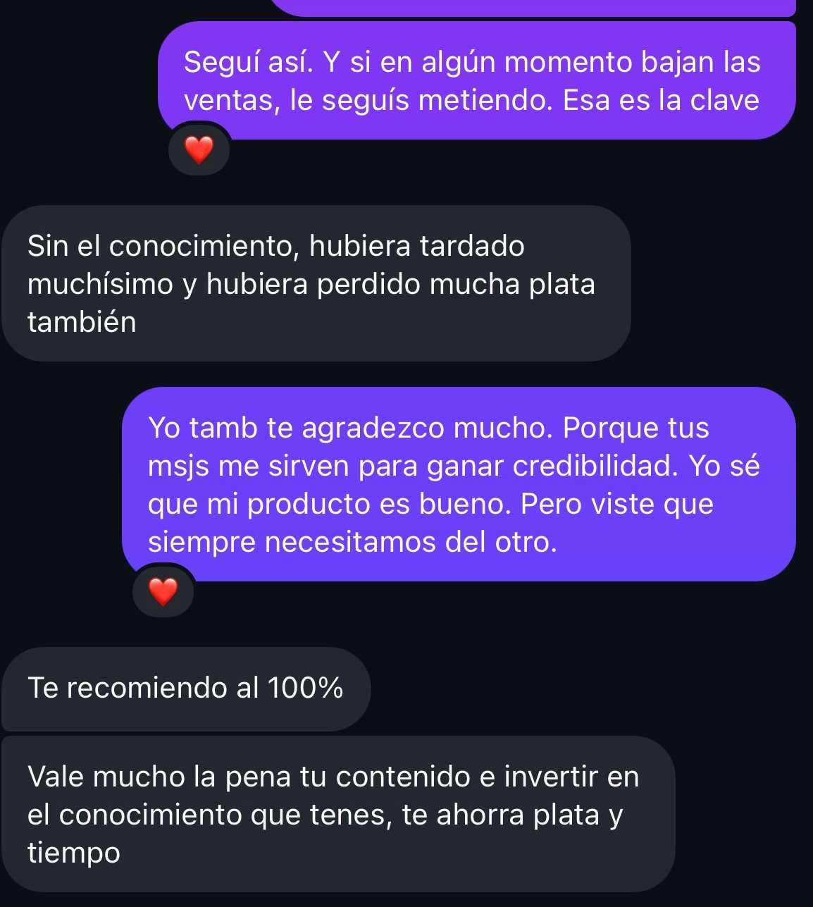 Angel: Te recomiendo al 100%. Sin el conocimiento hubiera perdido plata y tiempo