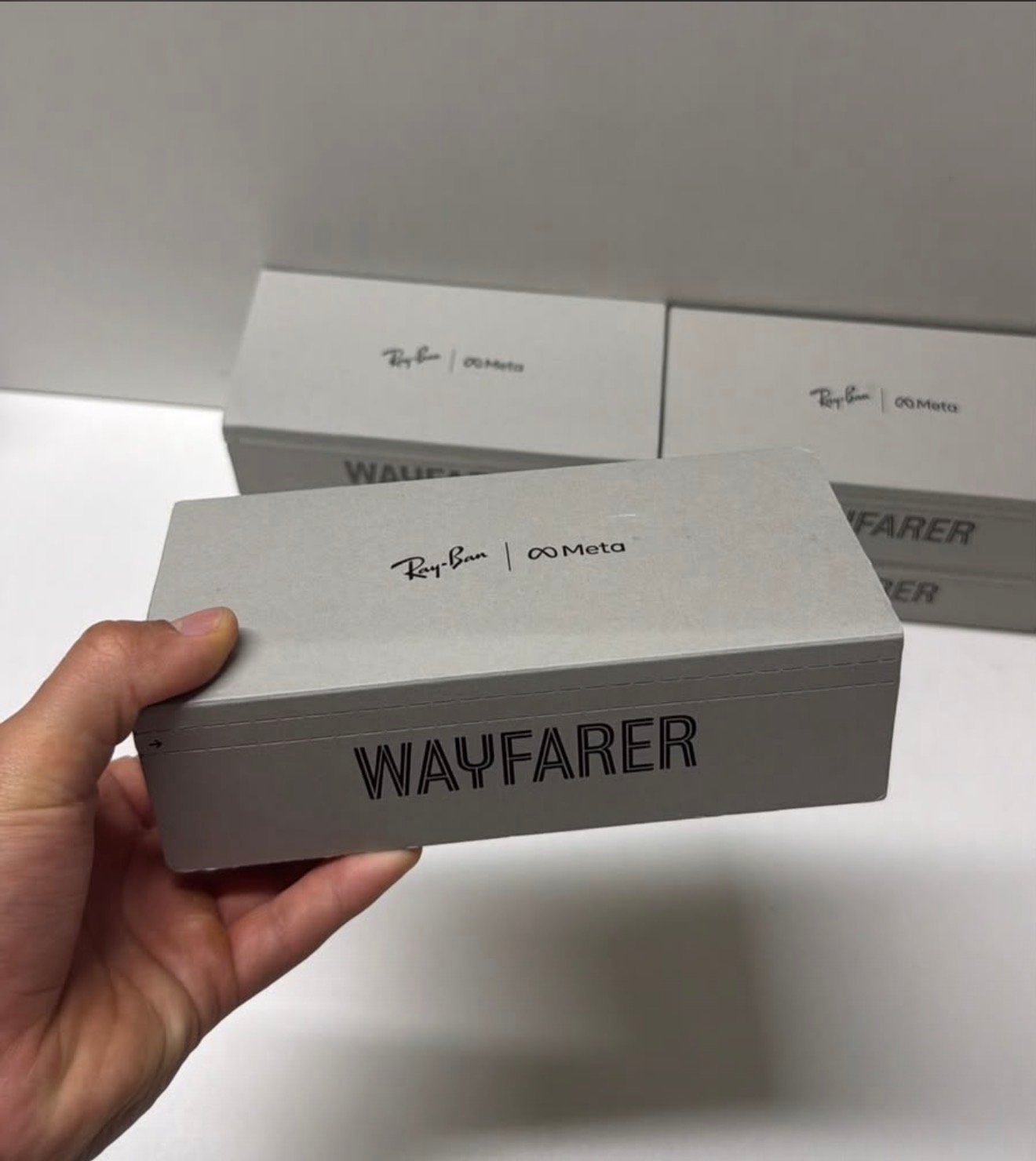 Cajas de Ray-Ban Meta Wayfarer selladas